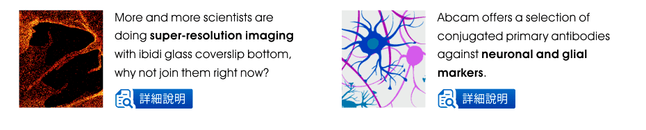 More and more scientists are doing super-resolution imaging with ibidi glass coverslip bottom, why not join them right now? | Abcam offers a selection of conjugated primary antibodies against neuronal and glial markers.