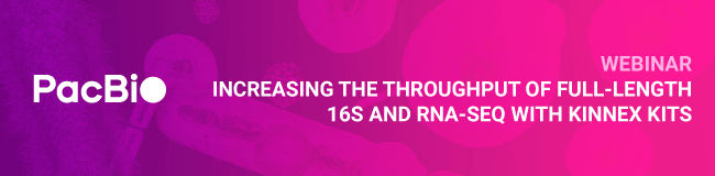 【PacBio 線上講座】Increasing the throughput of full-length 16S and RNA-Seq with Kinnex™ kits
