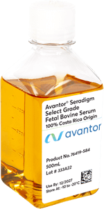 Avantor® Seradigm FBS 胎牛血清 (Select Grade Fetal Bovine Serum (FBS))