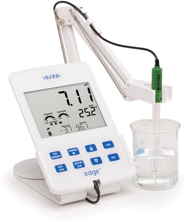 edge® 超薄美型 pH 測試儀 (edge® Dedicated pH/ORP Meter) | Hanna Instruments 台灣代理伯森生技