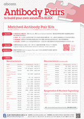 Antibody Pairs 產品目錄 - Abcam 台灣代理伯森生技