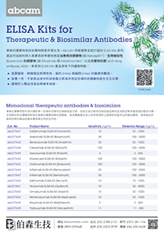 單株抗體藥物測定用 ELISA Kits | Abcam 台灣代理伯森生技