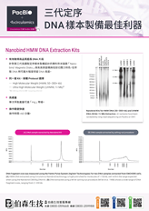 三代定序 DNA 樣本製備最佳利器：Nanobind HMW DNA Extraction Kits • Short Read Eliminator Kits - PacBio 台灣代理伯森生技