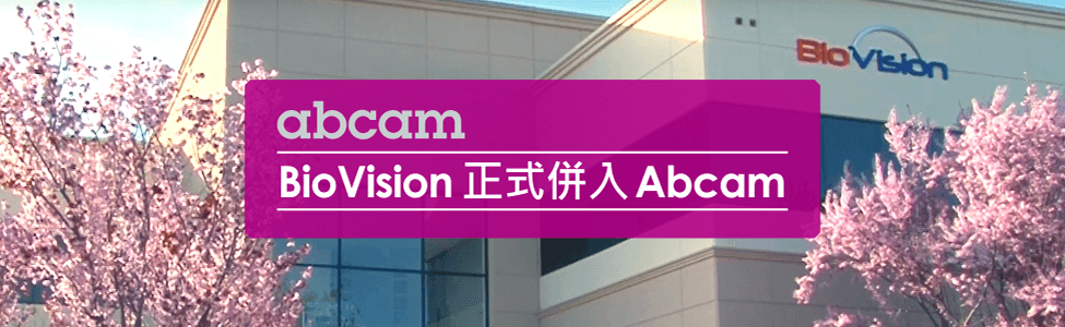BioVision 正式併入 Abcam | BioVision 台灣代理伯森生技